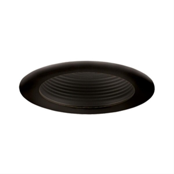 Gorgeousglow Step Baffle Trim- Black Reflector- Black Trim - 4in. GO3009496 - main